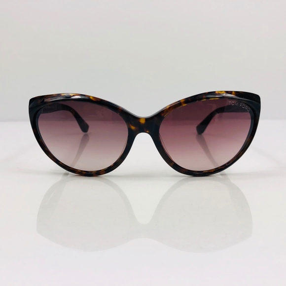 New TOM FORD Martina Havana Cat Eye Sunglasses - Picture 5 of 16